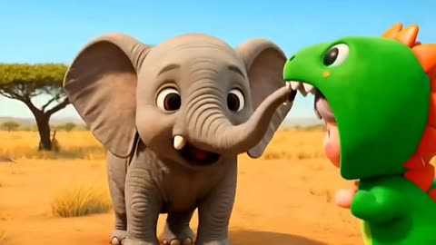 Wild Safari Adventure in Kenya for Kids | Meet 5 Amazing Animals