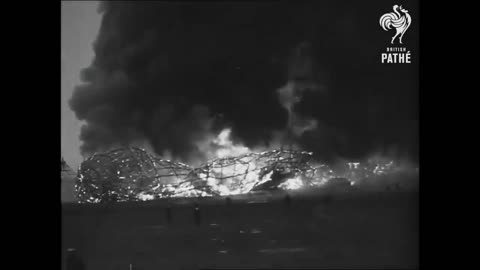 Hindenburg Disaster - Real Footage 1937