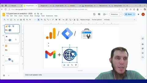 0.0 To GA4, Google Tag Manager, MS Clarity, Blogger com, Search Console, Bing Webmaster -accounts of