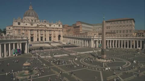 LIVE: View of St. Peter’s Square ahead of the conclave