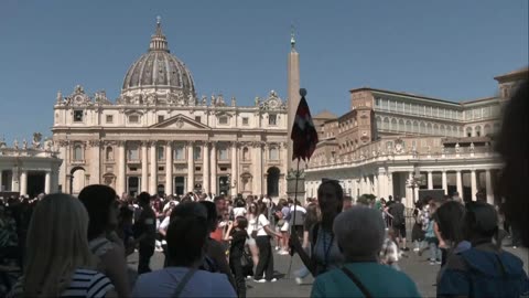 LIVE: View of St. Peter’s Square ahead of the conclave