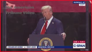 Donald Trump Praises Charlie Kirk's Life Of Leading Others To Christ