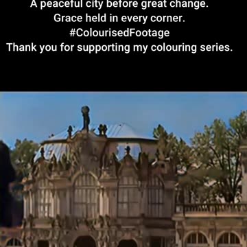 1935 Gothic Arches and Historic City Views in Stone #ColourisedHistory