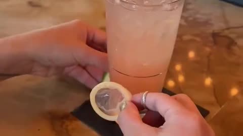 Interesting method to protect your drink from being spiked