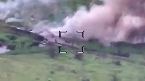 Insane Detonation of a Fully Loaded Russian Grad Launcher
