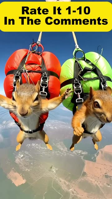 A Squirrels Day of Adventure #trynottolaugh