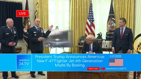 President Trump Announces Americas Next Gen F-47 Fighter Jets