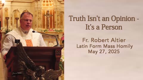 Truth Isn't an Opinion - It's a Person