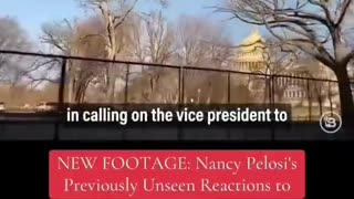New footage of Nancy Pelosi and her reactions to January 6th.