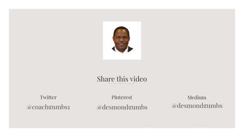 Meet Coach Desmond Gumbs
