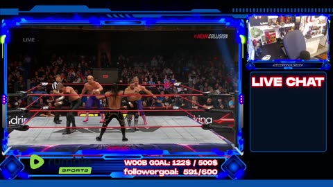 ⚫🟡AEW COLLSION HERE!🟡⚫COME SAY HI?!⚫🟡#RumbleTakeover (!clip,!insta,!imagine,!discord,!menu