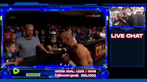 ⚫🟡AEW COLLSION HERE!🟡⚫COME SAY HI?!⚫🟡#RumbleTakeover (!clip,!insta,!imagine,!discord,!menu