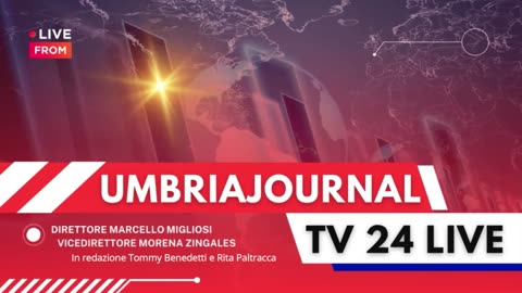 Live streaming, il telegiornale dell'Umbria del 13 marzo 2025