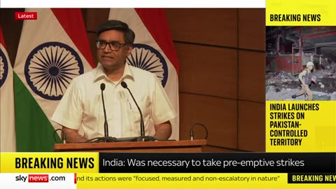 Strikes were necessary to pre-empt further attacks , India s foreign secretary says