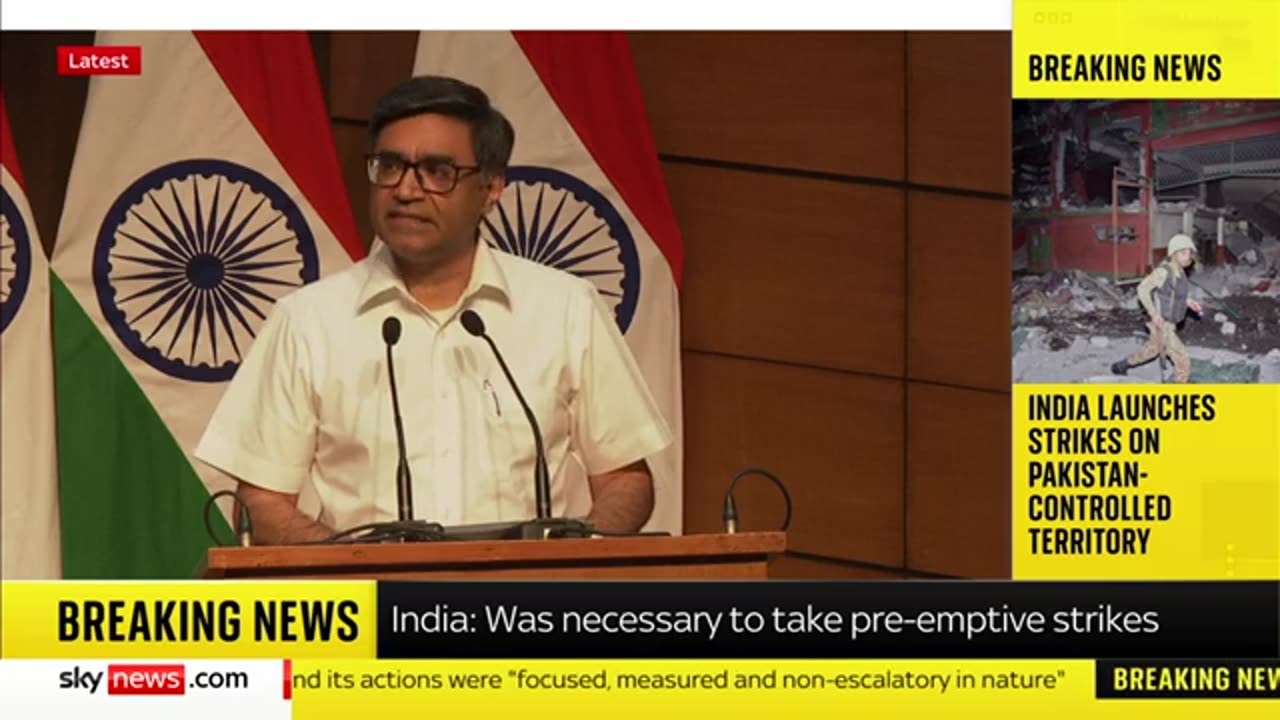 Strikes were necessary to pre-empt further attacks , India s foreign secretary says