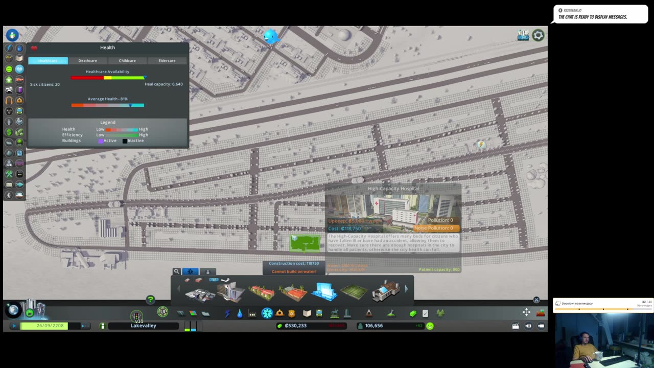 🏙 Mission: 1M citizens, Stream no.31🏙 Currently: 100000