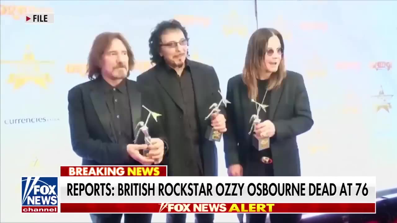 HCNN - BREAKING: Legendary rocker Ozzy Osbourne dead at 76
