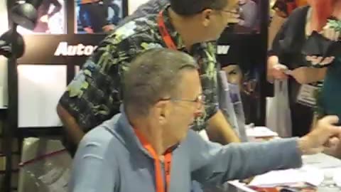Leonard Nimoy & Kevin Sorbo at Comic Con 2009