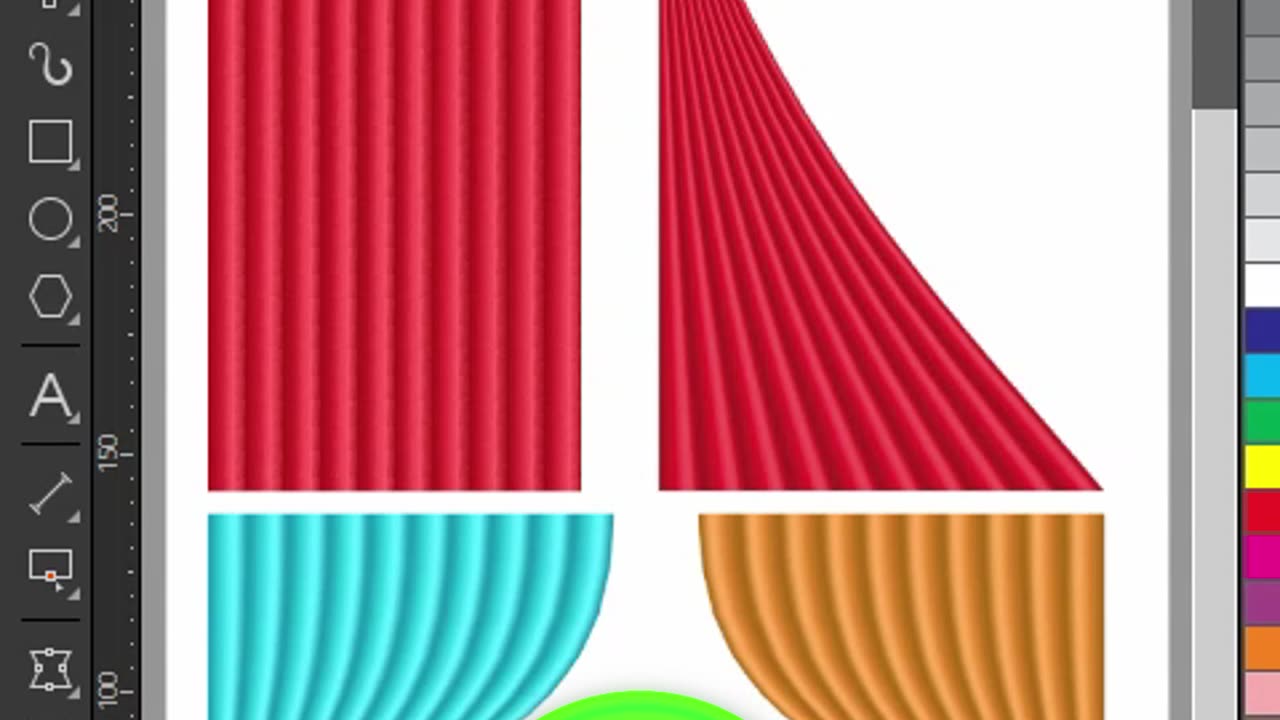Create a Curved Curtain Quickly in CorelDraw