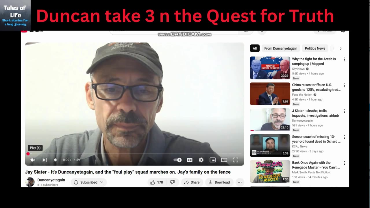 Duncan Take 3 and the Quest for Truth (Jay Slater)
