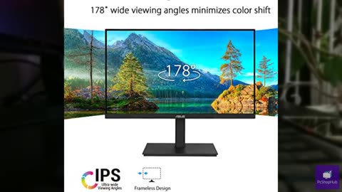 ASUS 23.8” 1080P Docking Monitor (VA24ECPSN) - Full HD, IPS, 75Hz, Adaptive-Sync