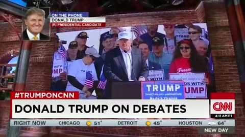 Donald Trump - I'm getting biggest crowds - Full CNN interview part 1