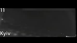 7/10/2025 Video of the Iskander attack on Kyiv shows patriot salvos being fired, followed by multiple arrivals