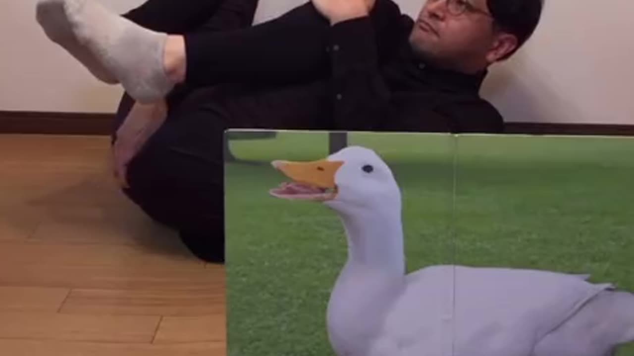 Man Does Perfect Impression of a Duck without using his mouth...