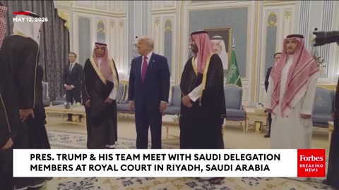 WATCH: President Trump And His Team Meet With Crown Prince MBS And Delegation At Saudi Royal Court