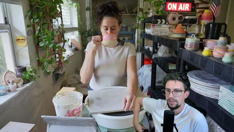 Live 🔴 Swan City Ceramics - Ep. 136 Pottery Livestream