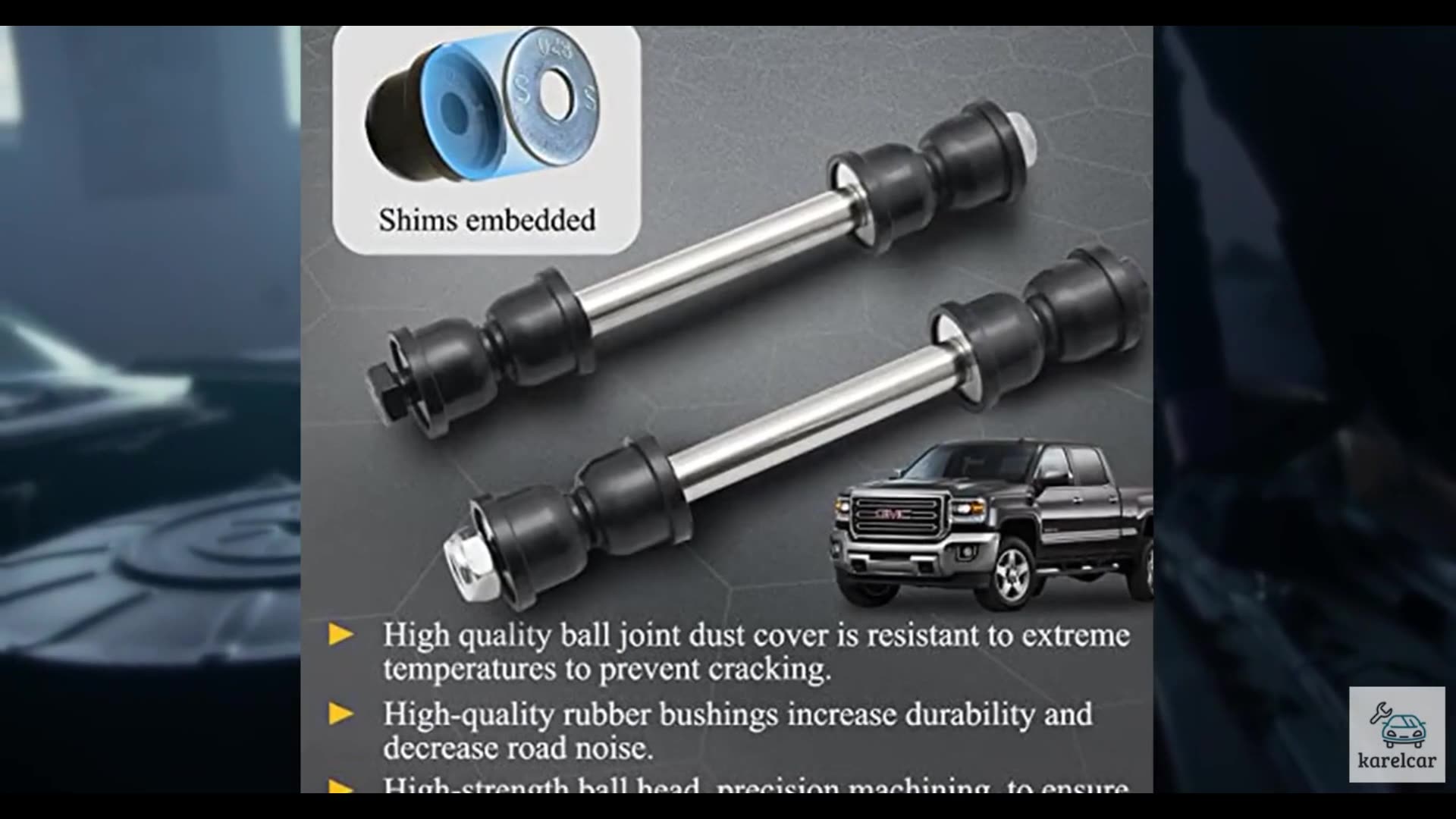 K700432 Front Stabilizer Sway Bar End Links for 2007-2016 Chevy Silverado 1500 A