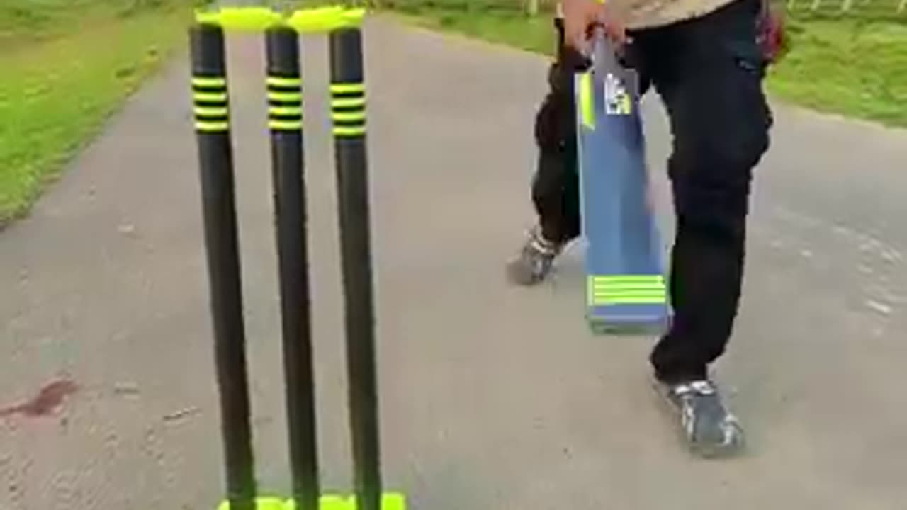 Jaspo CRIC Addict Plastic Cricket Bat Set Combo with Soft Cricket Ball
