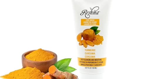 Reshma Beauty Turmeric Face Wash Cleanser for All Skin Types & Dull Skin Gentle for Acne Prone Skin