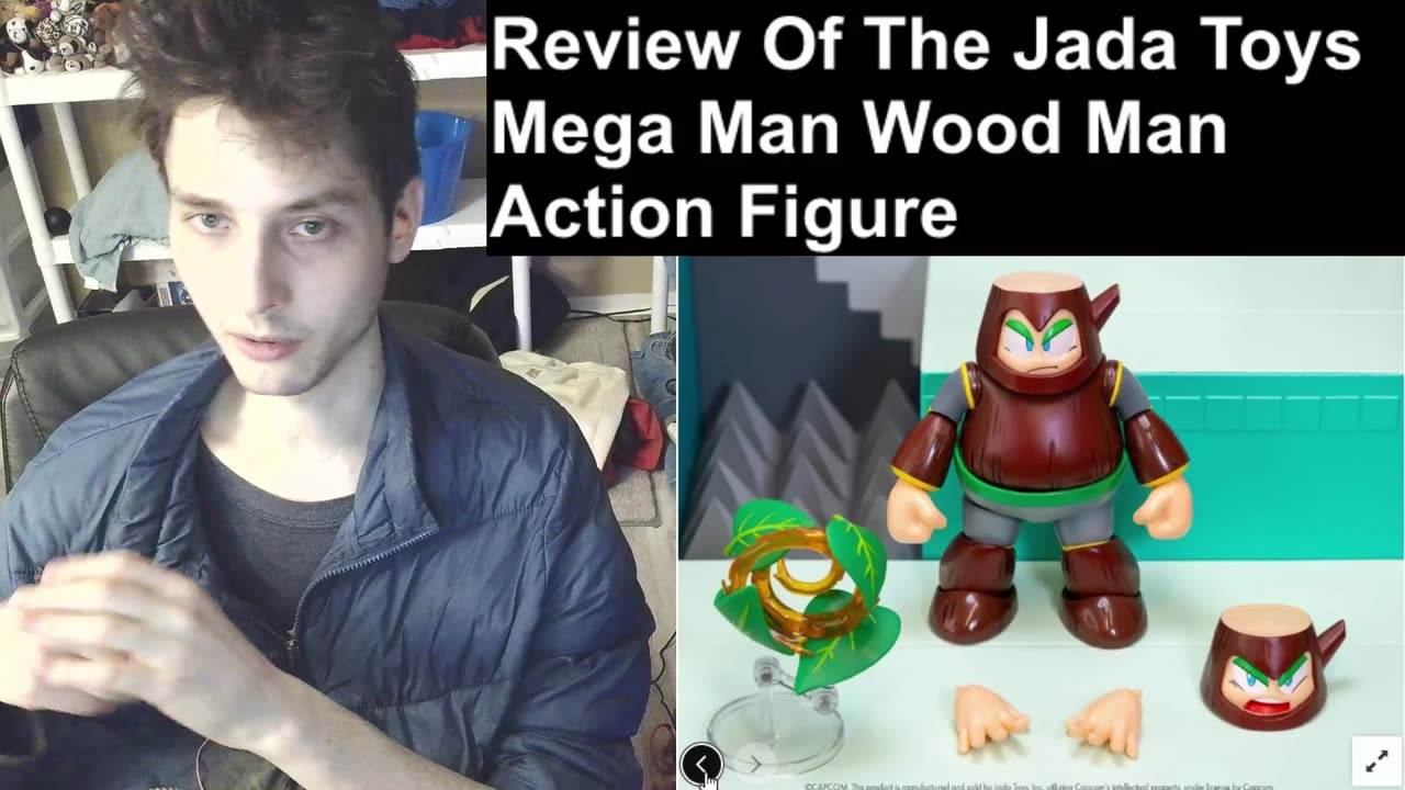 Outtake #3158 Of The Review Of The Jada Toys Mega Man Wood Man Action Figure