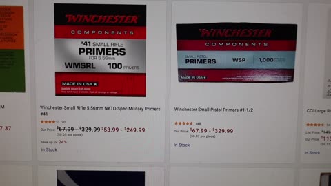 Good News - Primer Prices Dropping