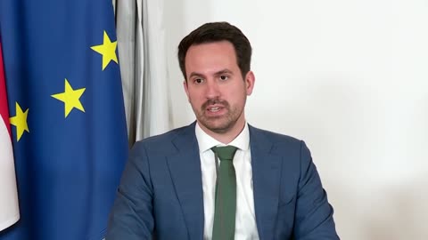 Pressefoyer nach dem Ministerrat