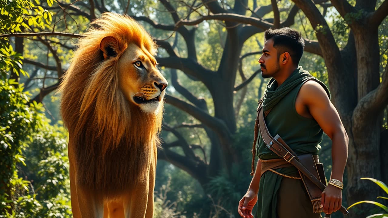 HUNTER AND LION//STORY
