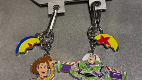 Disney Parks Woody and Buzz Lightyear from Toy Story Friendship Keychain Set of 2 #shorts