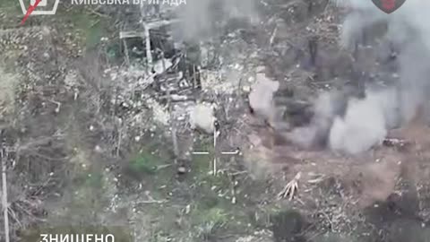 Incendiary Drones Fly Straight Through Front Door of Russian Dugout