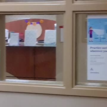 Purple & Orange decorations before the work.