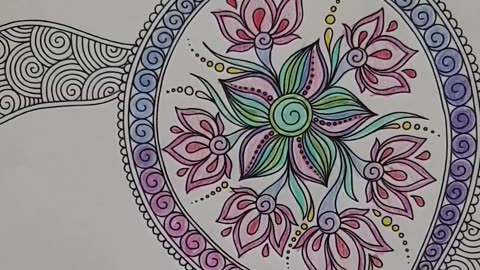 Sea Turtle With Designs