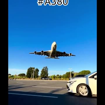 Amazed As I Saw #A380 Qatar Airways Passing Over My Head #Aviation #Fly #AeroArduino