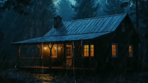 "Stormy Night at Home | Rain and Distant Thunder Sounds for Relaxation"