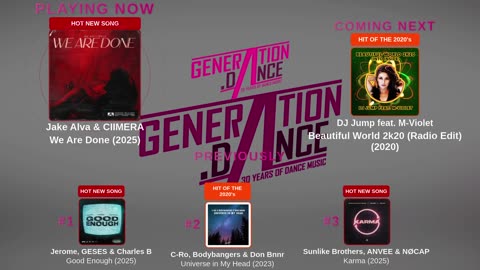Generation Dance Radio - EDM, Dance, Eurodance, Trance, House, Hands up