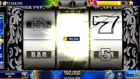 Black and White Jackpot 7s on Quick Hits Casino Slots