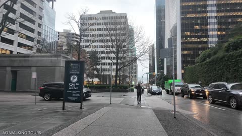 Vancouver Downtown Walking Tour 2025 | Explore the Heart of Vancouver, Canada in 4K