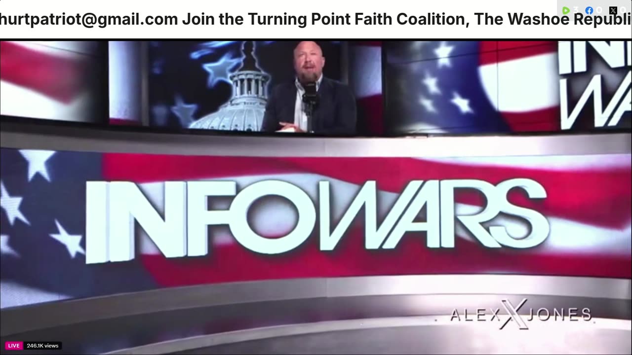 Alex Jones, Info Wars, 07/31/2025