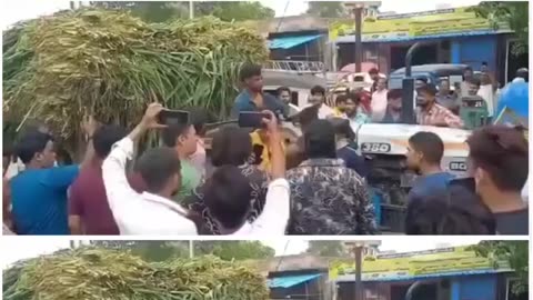 Power Cut Protest Turns Violent in Vrindavan: Angry Crowd Thrashes Tractor Driver, Video Surfaces