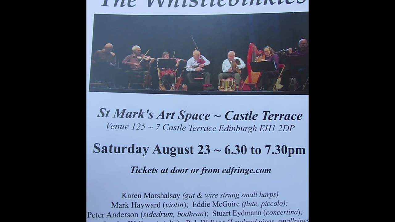 The Whistlebinkies at the Fringe!