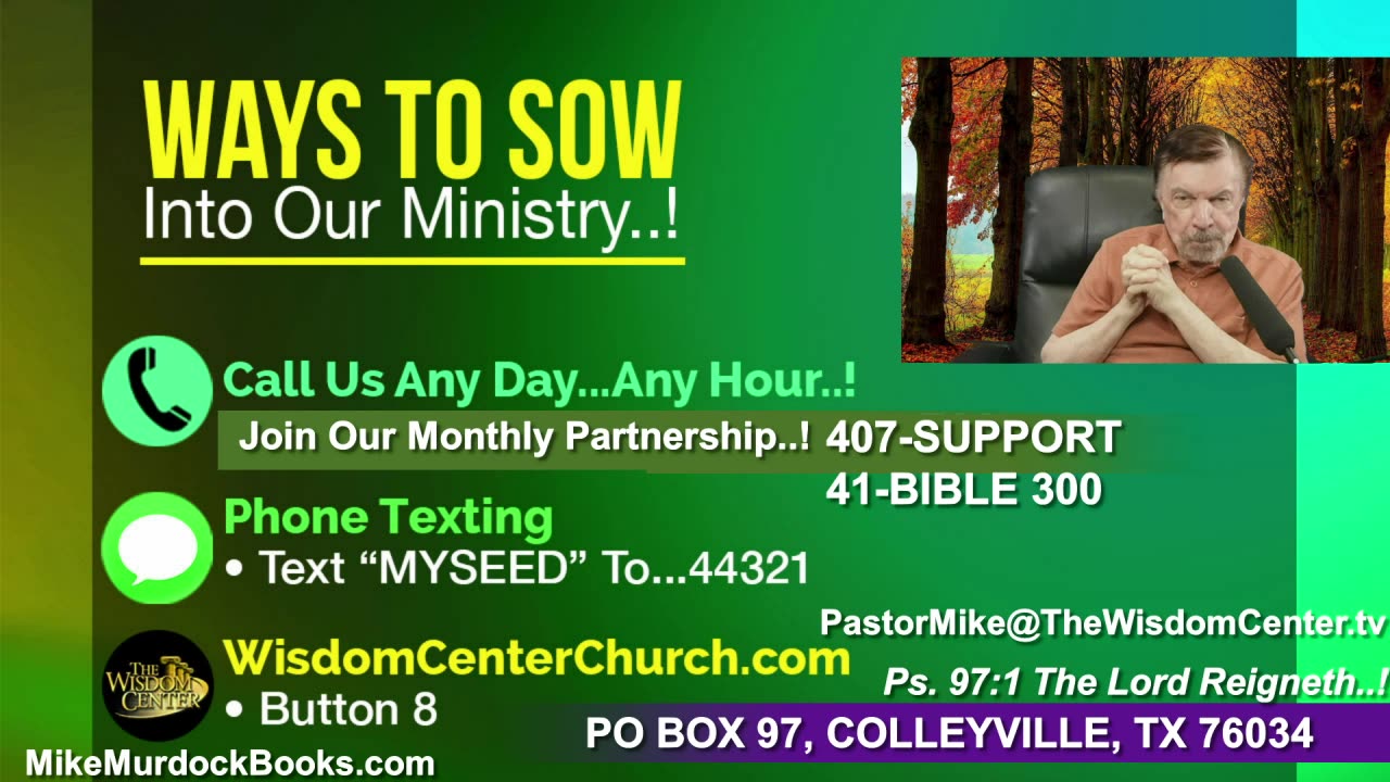 Re-Air: The Bible World of Mike Murdock..!!!